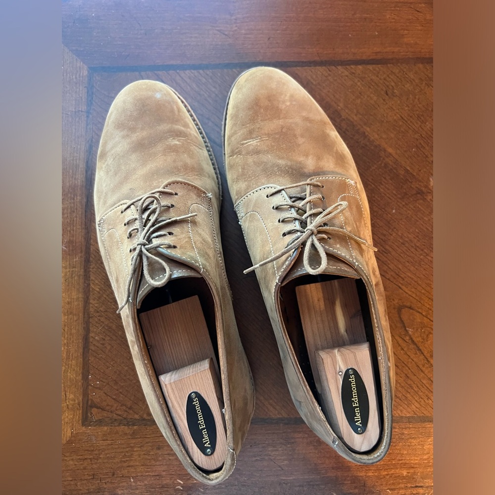 Walk Over Tan Nubuck Shoes 11.5 EEE